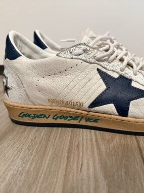 Golden Goose ULTRA RARE Private Edition Sneaker /251 EU 46 Gray Navy White Mens